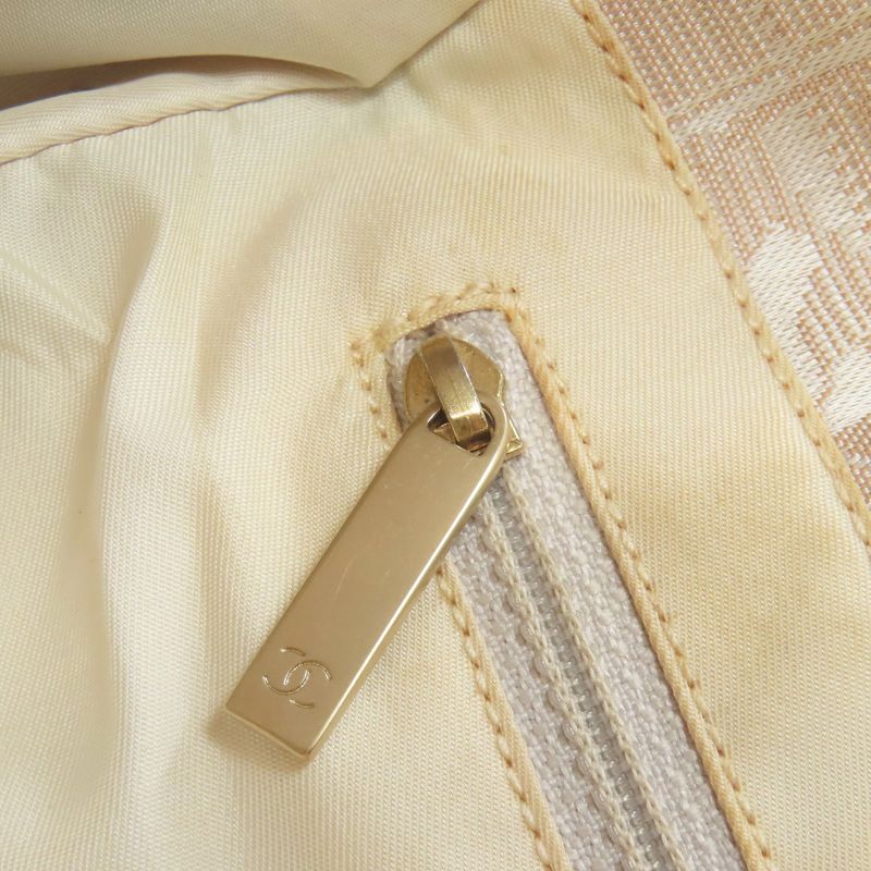 Chanel New Travel Line MM Tote Bag Nylon Jacquard Women