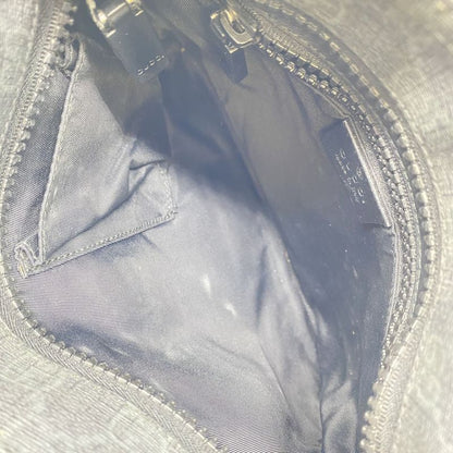 Gucci 162905 Shoulder Bag GG Supreme PVC Leather Black Ladies Men Fashion