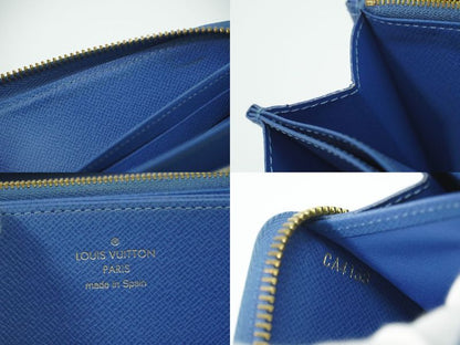 Authentic Louis Vuitton LV Zippy Wallet Monogram Round Zipper Long Wallet Brown