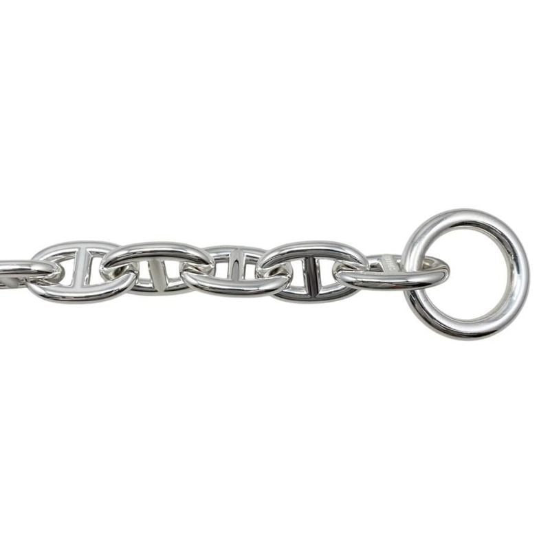 Hermes Bracelet Chaine D'ancre TGM H101995b 011 Ag925 11 Frames Silver Hermes