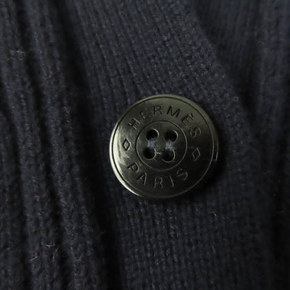 Hermes 2019 100% Wool H Pattern With Serie Buttons Long Sleeves Knit Cardigan