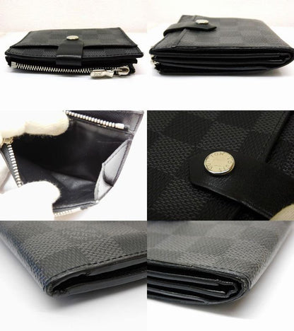 Vuitton N60451 Ca0261 - Muerte Porte Cult Damier Graphite Bifold Wallet Men's