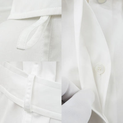 Hermes Shirt Dress 34 White 4e0501dv Cotton Clothes Apparel Clothing