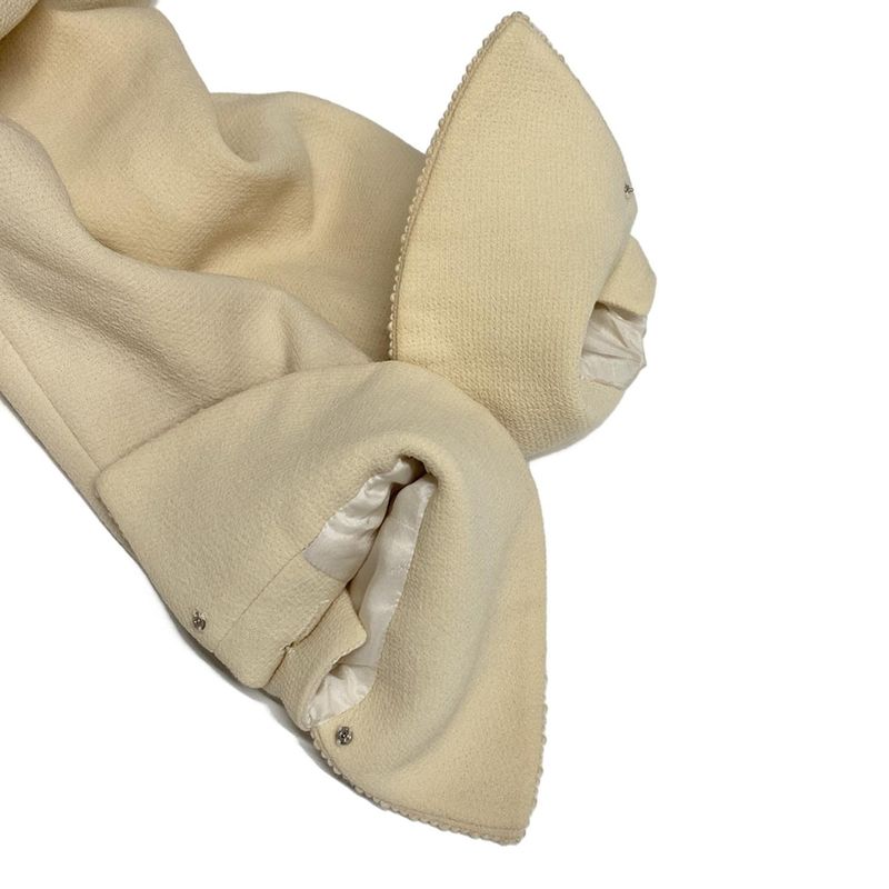 Chanel Jacket Size 34 S Women - 20770 Ivory And Black Long Sleeves / Double /