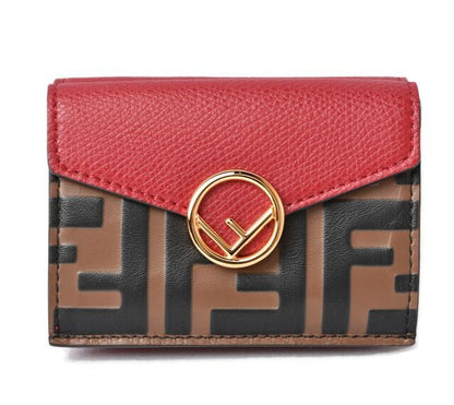 Fendi Outlet Wallets Mini Wallets Fendi Trifold Wallet F IS Fendi F IS Fendi