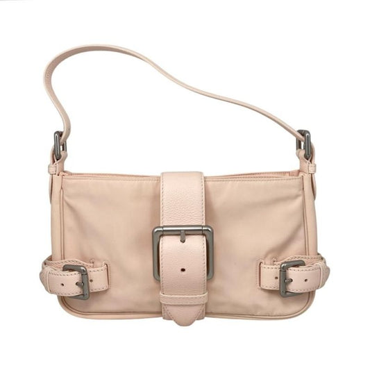 Bottega Veneta Handbag One Shoulder Bag Flap Buckle 691409 Pink Silver Hardware