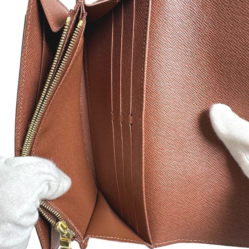 Louis Vuitton M60531 Monogram Wallet Portefeuille-sarah Long Wallet Louis