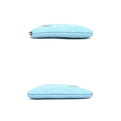 Chanel Flat Pouch Matelasse Light Blue - Light Blue Gdhardware Caviar