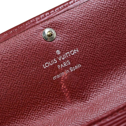 Louis Vuitton Long Wallet Epi Red Ruby Set Of Two 61ka294