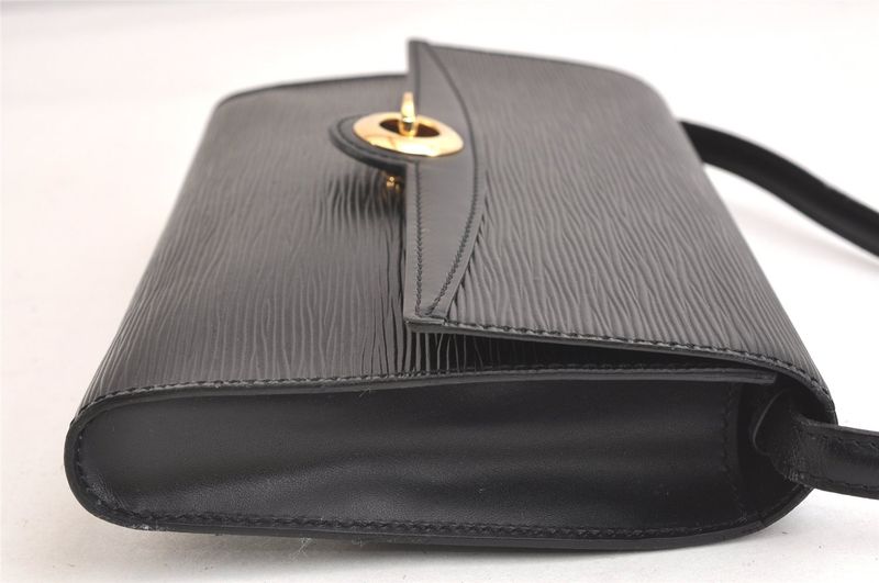 Louis Vuitton Epi Arche 2way Shoulder Clutch Bag Black M52572 LV 2613n