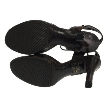 Fendi - Strap Open Toe Sandals - 35 1 2 - Brown - Women's