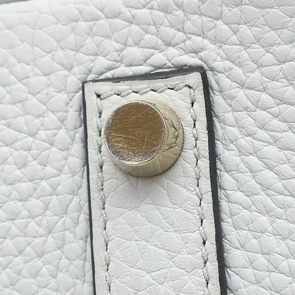 Hermes Handbag Birkin 35 Togo Blue Pale Gold Hardware Light Blue C Engraved