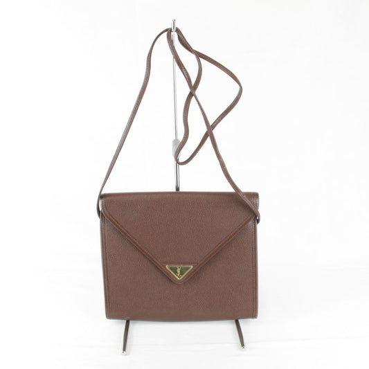 Saint Laurent Shoulder Bag Leather Brown