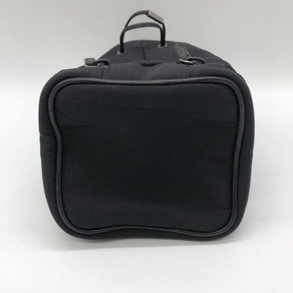 Gucci 039 1054 Drawstring Pouch Small Bag Nylon Canvas Black Ladies Men Fashion