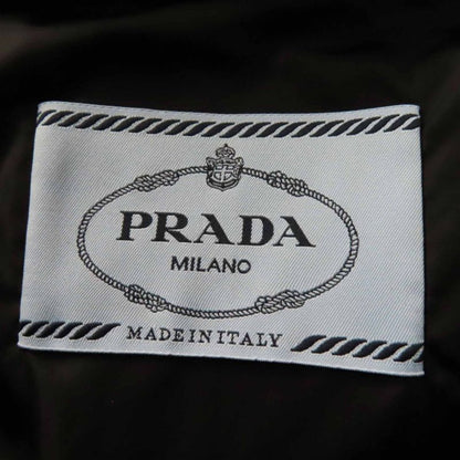 Prada 21AW Sgc025 Floral Pattern Triangle Logo W/triangle Plate Hooded Down