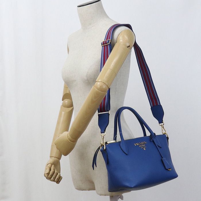 Prada 2WAY 1ba111 Handbag Saffiano Leather Women