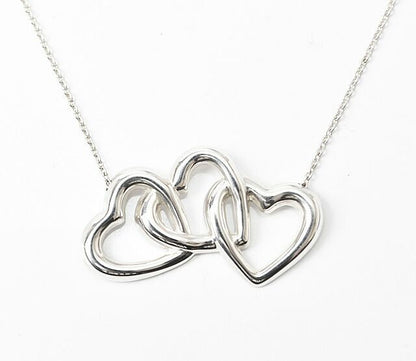 Tiffany & Co Necklace Pendant Silver Tiffany & Co Elsa Peretti Three Heart