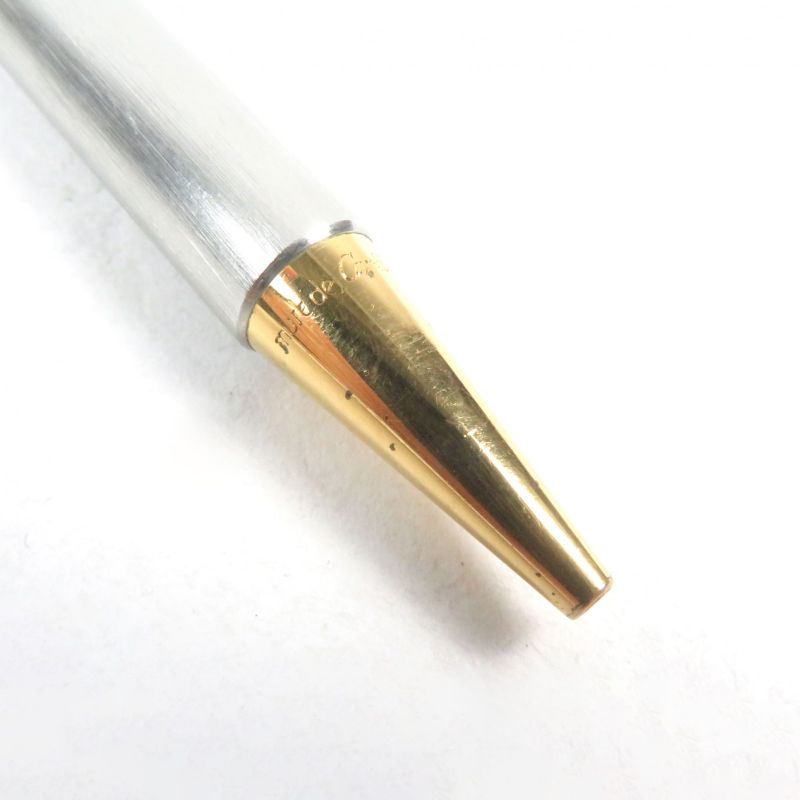 Cartier Santos De Cartier Ballpoint Pen With Logo Engraving Twist