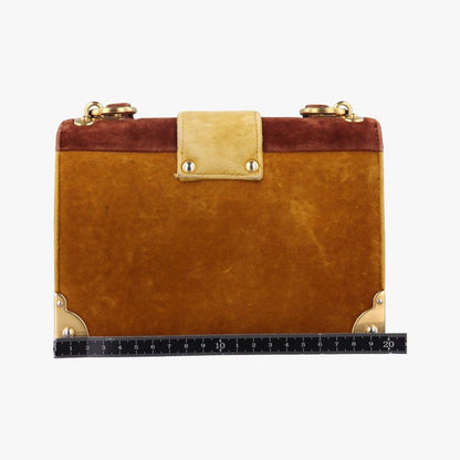 Prada Caye Lion Head Yellow And Brown Velour 1bd089110