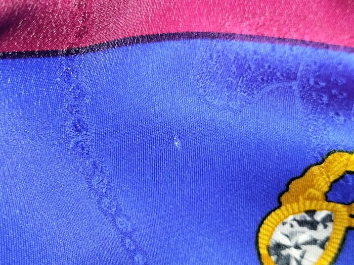 Cartier Scarf Large Size 100% Silk Blue Multicolor