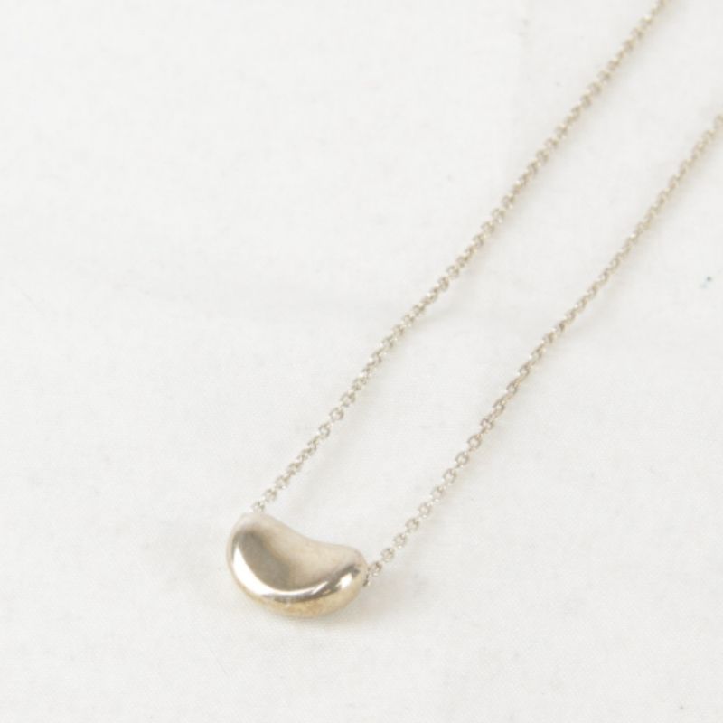 Tiffany & Co [tiffany & Co] Elsa Peretti Mini Beans Necklace Silver 925