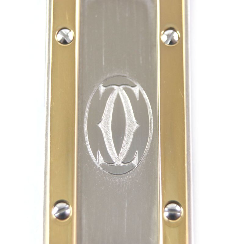 Cartier Must De Cartier Bill Clip Bill Scissors Money Clip Gold Silver Men's