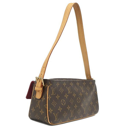 Louis Vuitton Shoulder Bag Vivacite MM Monogram Canvas Monogram Gold Hardware