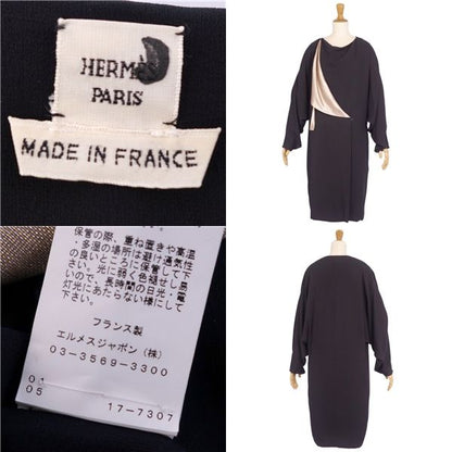 Hermes Dress Long Sleeves Long Sleeved Silk Top