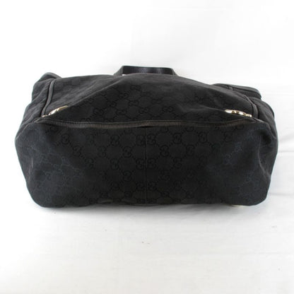 Gucci 130733 1956 Tote Bag GG Canvas Black