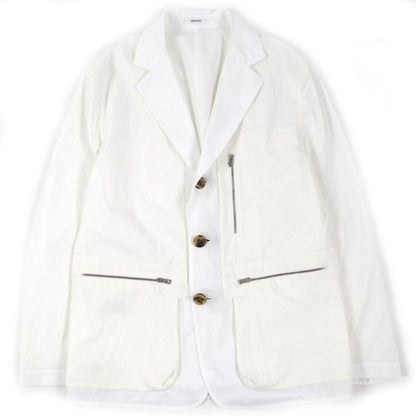 Hermes 22SS 100% Cotton Reversible Stadium Light Jacket White Off White 52