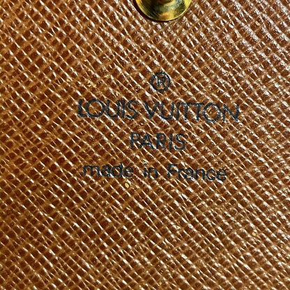 Louis Vuitton Monogram Portefeuille Tresor M61736 Bifold Wallet Unisex