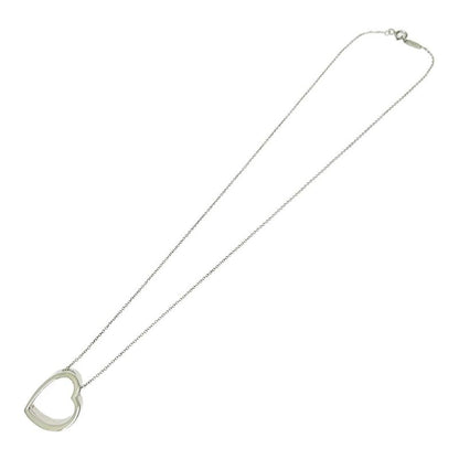 Tiffany & Co Silver Geometric Heart Necklace 4.3g 925 Engraved 396417 Necklace