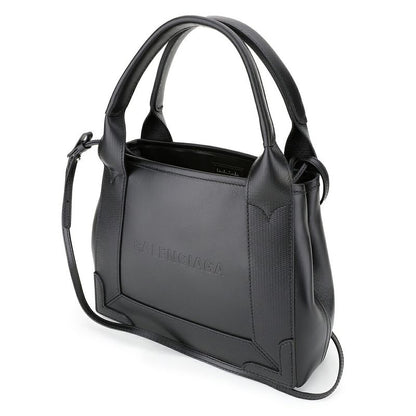 Balenciaga Tote Bag Navy Cabas Su Black