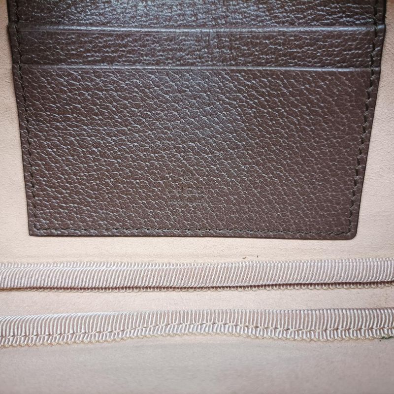 Gucci Ophidia Brown X Green X Red PVC Coated Canvas X Leather 598664