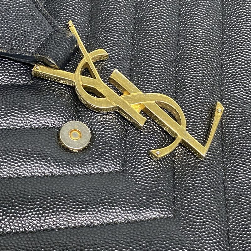 Saint Laurent Paris Tote Bag - 342022 Black Quilted/chain Shoulder Leather