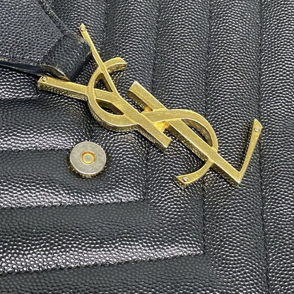 Saint Laurent Paris Tote Bag - 342022 Black Quilted/chain Shoulder Leather