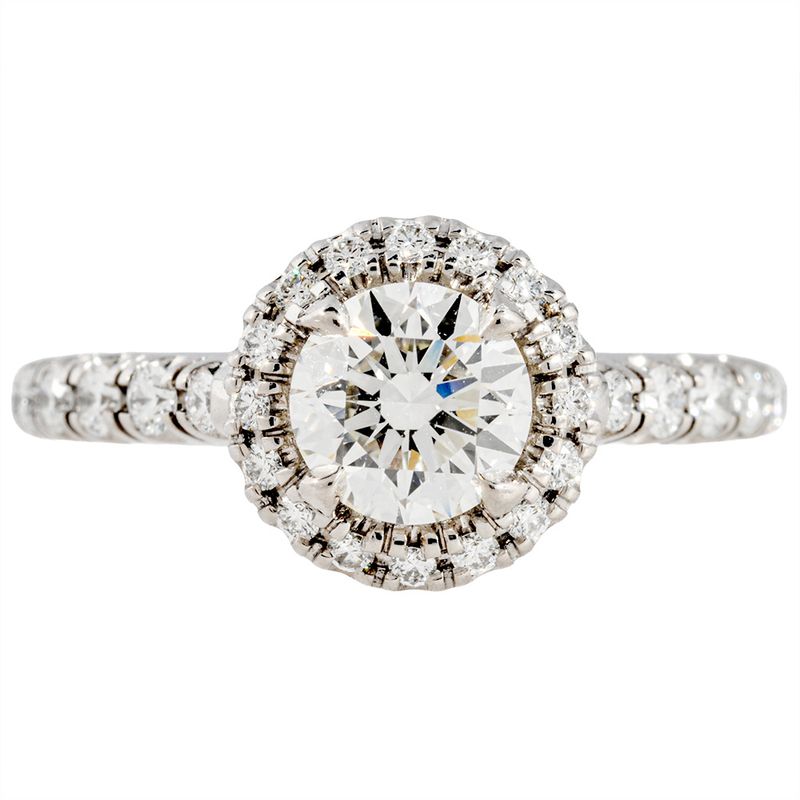 Cartier Destinée Solitaire Ring Diamond 055ct #48 Pt950 38g Ladies