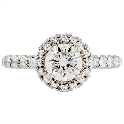 Cartier Destinée Solitaire Ring Diamond 055ct #48 Pt950 38g Ladies