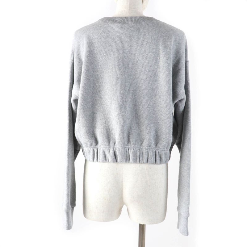 Gucci 23SS 717404 100% Cotton Interlocking G Print Long Sleeve Sweatshirt Grey