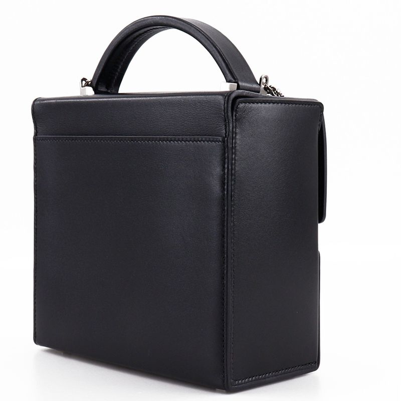 Hermes Cinetic 2WAY Leather Black A Women's Shoulder Bag