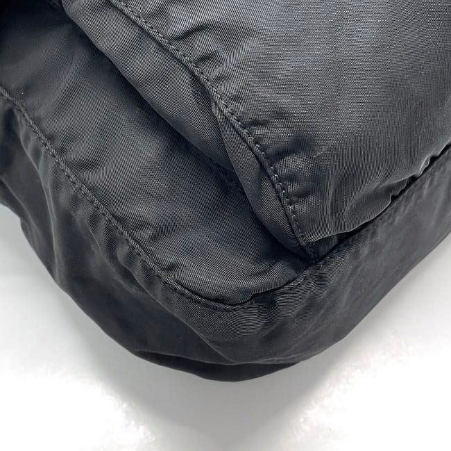 Prada Shoulder Bag Black NERO Tessuto Bt8994