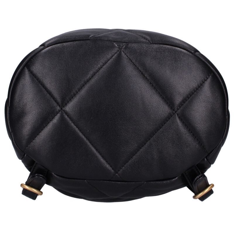 Chanel 19 As4223 Coco Mark Turnlock Quilted Chain Backpack Men's