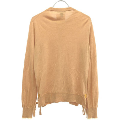 Louis Vuitton Cashmere Wool Side Bow Knit Cardigan Rw152a F8kc05mts Pink M