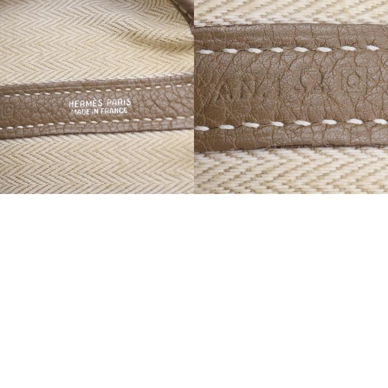 Hermes Garden Party 36 PM Negonda Etoupe □O Ladies Tote Bag