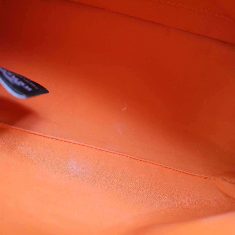 Hermes Bolide Pouch MM Bolide Canvas Pouch Orange