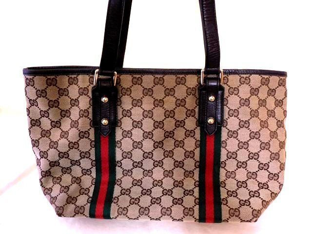 Gucci - 137396 GG Canvas Tote Handbag Women's GG Pattern Sherry Beige Brown