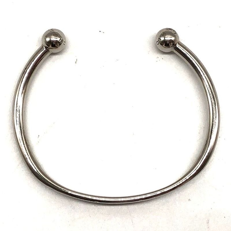 Louis Vuitton Jonk Monogram Bangle M64839 Bracelet Accessory Ladies Silver Used