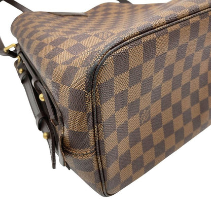 Louis Vuitton Cabas Rivington Tote Bag Damier Ebène N41108 Brown Gold Hardware