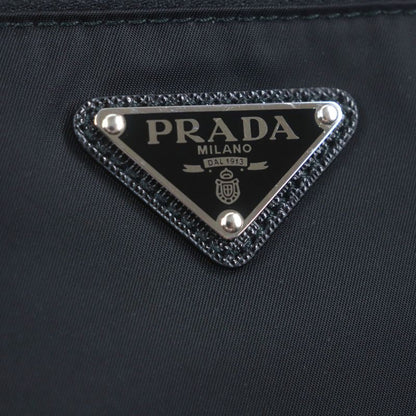 Prada 1bc421 Saffiano Leather Re-nylon Nylon Triangle Logo Triangle Plate