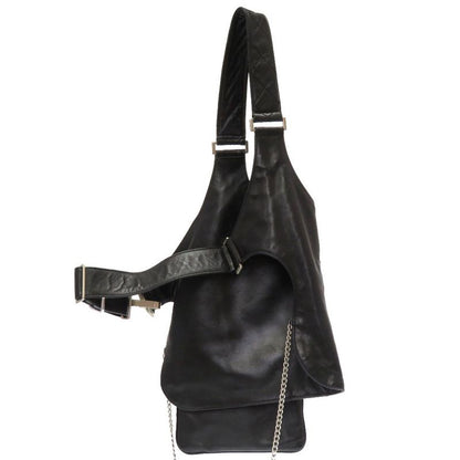 Chanel Jacket Bag Lambskin Black Matelasse 8 Series Coco Mark Body Bag 0031